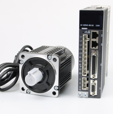 MIGE AC Servo Motor 80mm Flange 3A التصنيف الحالي ≥60dB الضوضاء