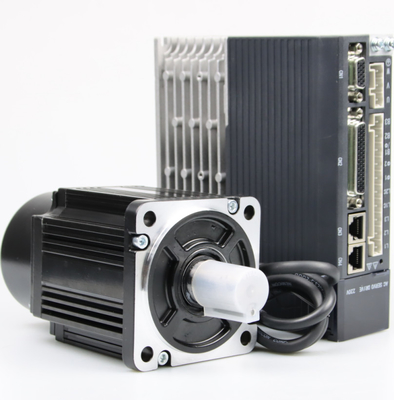 MIGE AC Servo Motor 80mm Flange 3A التصنيف الحالي ≥60dB الضوضاء
