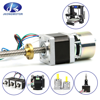 Jkongmotor NEMA 8/11/14/17/23/24/34 T5/T8/T10 محرك خطي خطي مع محرك خطي