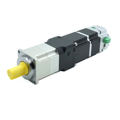 Jkongmotor 0.64N.m 200W RS485 Canopen Ethercat محرك خدمة متكامل مع سائق بدون فرش محرك خدمة DC مع علبة التروس