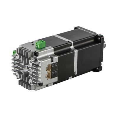 Jkongmotor 0.64N.m 200W RS485 Canopen Ethercat محرك خدمة متكامل مع سائق بدون فرش محرك خدمة DC مع علبة التروس