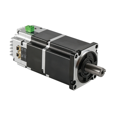 Jkongmotor 48VDC 1.27nm 400W RS485 Canopen DC محرك خدمة متكامل مع سائق جنبا إلى جنب مع الفرامل أو علبة التروس