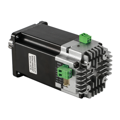 Jkongmotor 48VDC 1.27nm 400W RS485 Canopen DC محرك خدمة متكامل مع سائق جنبا إلى جنب مع الفرامل أو علبة التروس