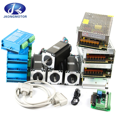 Jkongmotor 57bygh المحرك الكهربائي للخطوات الحركية الحاسوبية الحاسوبية الهجينة مع صندوق التروس الكوكبي / الفرامل / مكيف