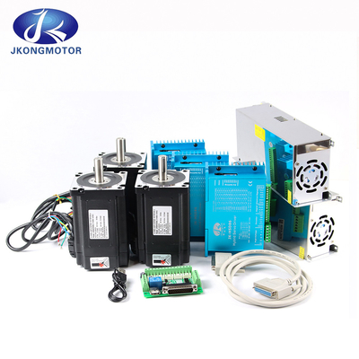 Jkongmotor Nema 11 17 23 24 34 مجموعة هجينة مغلقة مغلقة متكاملة محرك خطوة مغلقة مغلقة مع ترميز / الفرامل / علبة التروس