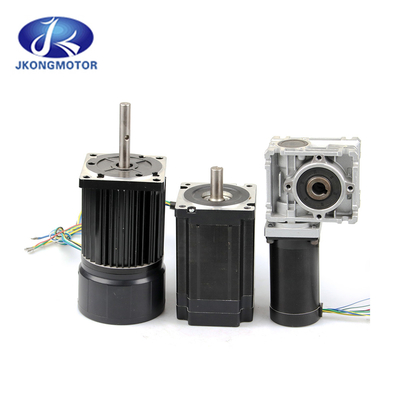 Jkongmotor 3 المرحلة 50W 100W 200W 300W 400W 12V 24V 36V Dc محرك بدون فرشاة محرك بدون فرشاة Bldc محرك مع مكيف