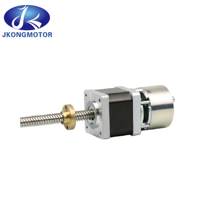 Jkongmotor محرك خطي بخطوة Nema 11 17 23 34 محرك كهربائي خطي مع عجلة كرة دائمة محرك خطي صغير