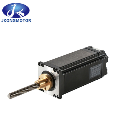 Jkongmotor محرك خطي بخطوة Nema 11 17 23 34 محرك كهربائي خطي مع عجلة كرة دائمة محرك خطي صغير