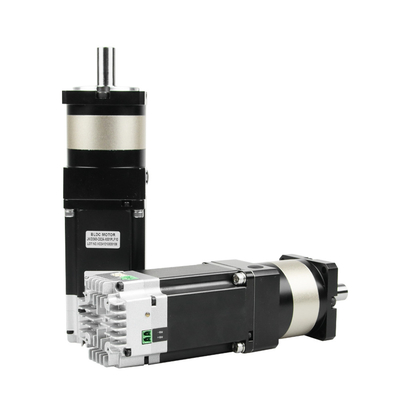 شركة جيكونغ موتور Nema24 60mm1.27nm DC Servo Motor 3000RPM 400W 48V مدمجة Canopen Driver للروبوت الآلي Agv