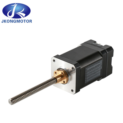 Jkongmotor المصنع الصيني Nema8 11 14 16 17 23 24 34 محرك خطي خطي مع خرطوم رصاص للطابعة 3D محرك خطي خطي