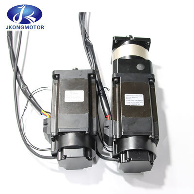 Jkongmotor OEM ODM مخصصة 33 42 57 60 80 86 110 130mm محرك DC بدون فرشاة مع عداد الفرامل علبة التروس المدمجة في السائق