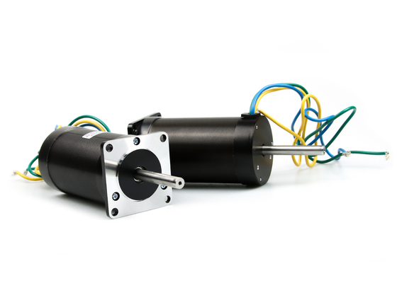 48vdc 400w 8000rpm 0.48N.M عالية السرعة 57mm 400w محرك بناء مع 8 أقطاب