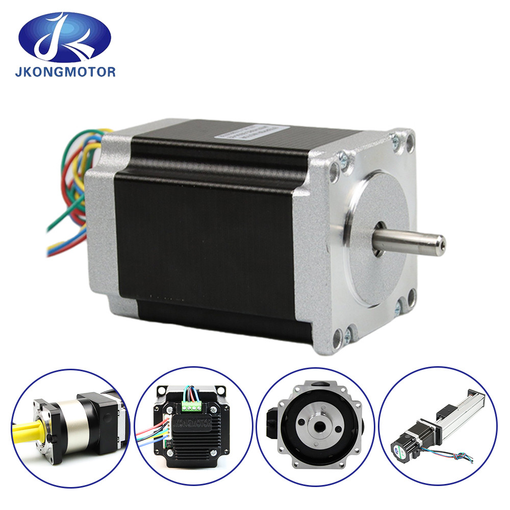 Jkongmotor عزم دوران عالي NEMA 17/23/34 النوع 86bygh 450A/450b/450c محرك خطوة حلقة مغلقة لجهاز التوجيه CNC