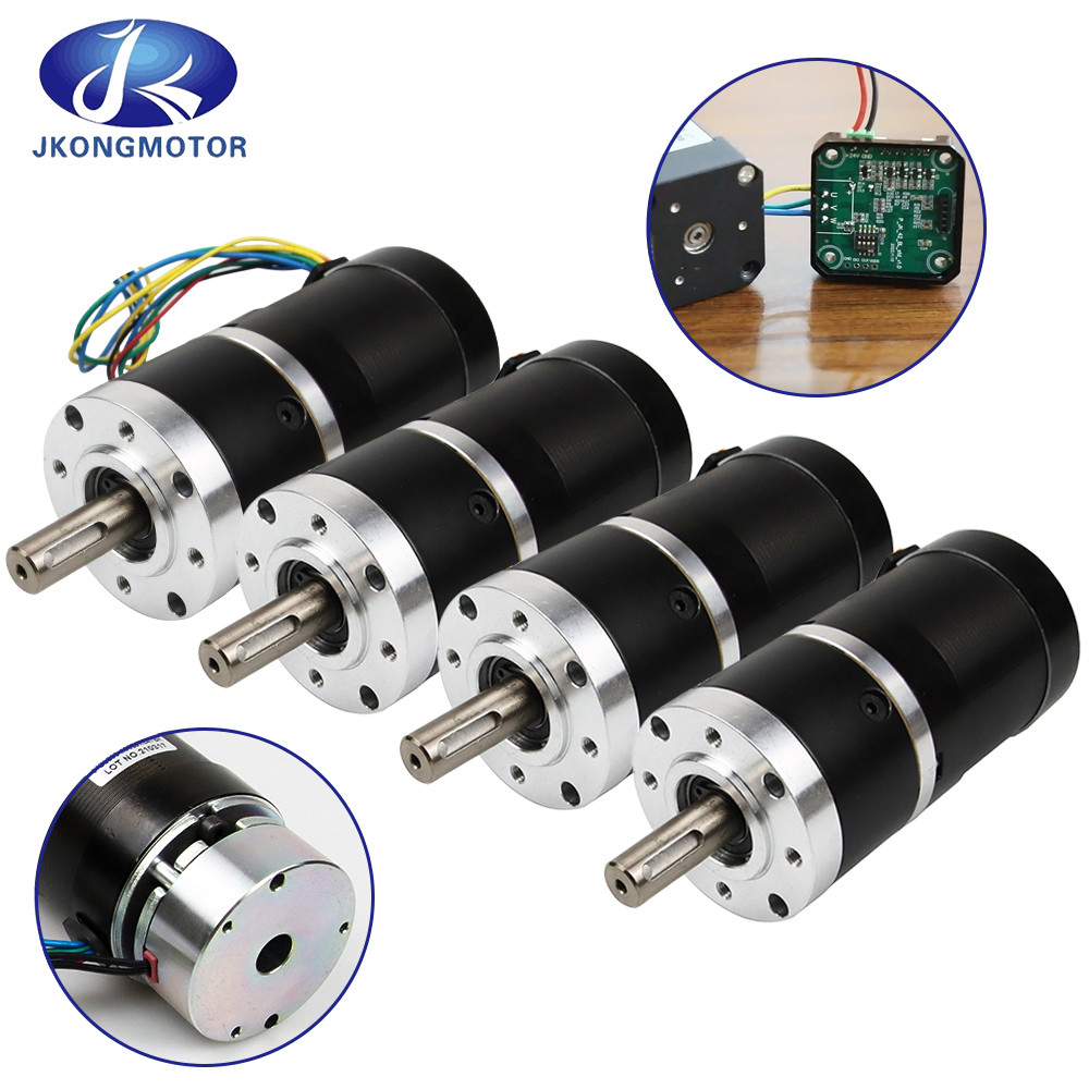 Jkongmotor مخصصة 24v 36v 48v BLDC محرك التروس 3000rpm 42 57 60 80 BLDC محرك التروس بدون فرشاة Dc للآلة Cnc