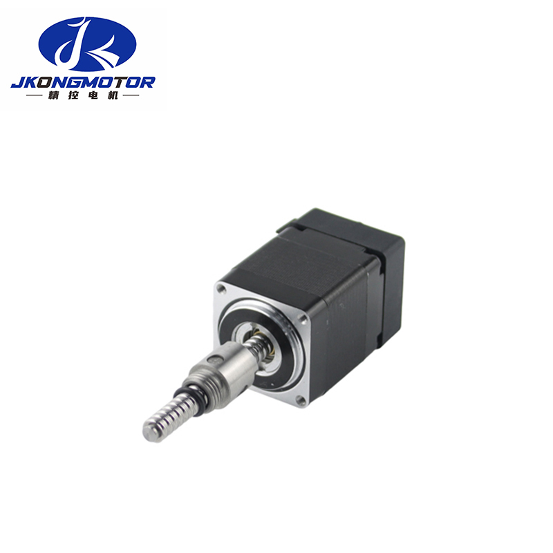 Jkongmotor JKISC28 RS485 CANopen متكامل حلقة مغلقة خطية محرك خطي مع مدفع مدمج لمشغل الجرعات الطبية