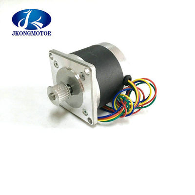 Hybrid Step Motor Round Nema 23 Hybrid Stepper Motor 2.88kg.Cm - 14kg.Cm علبة مع بكرة ، CE ROHS